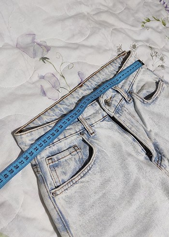 Gri Kadın Denim Jean - Görsel 3