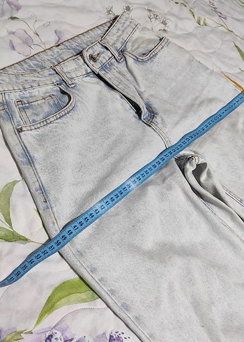 Gri Kadın Denim Jean - Görsel 7