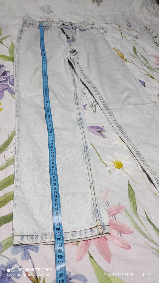 Gri Kadın Denim Jean - Görsel 5