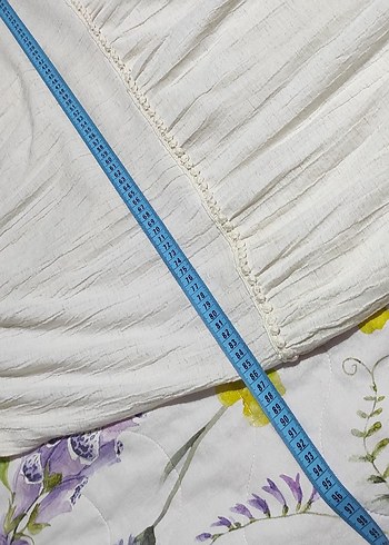 xl Beden beyaz Renk Pamuklu Uzun Salaş Elbise