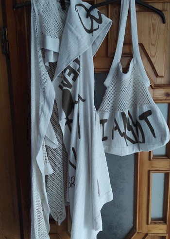 H 4 marka tasarım yelek ve çanta - Görsel 4