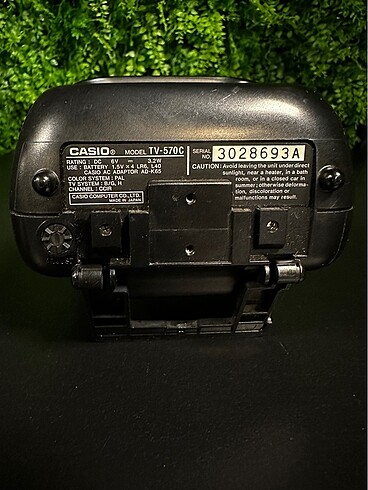 Casio TV-570 LCD TV Cep Televizyonu - Görsel 5