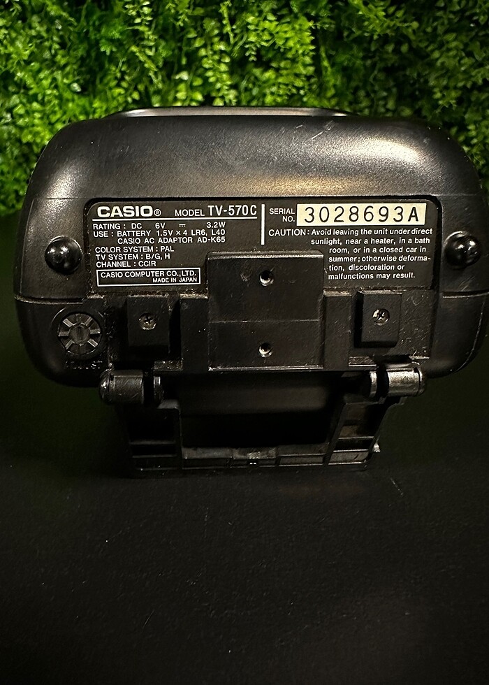 Casio TV-570 LCD TV Cep Televizyonu - Görsel 5