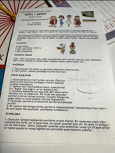  Beden Renk Taş Devri Kutu Oyunu
