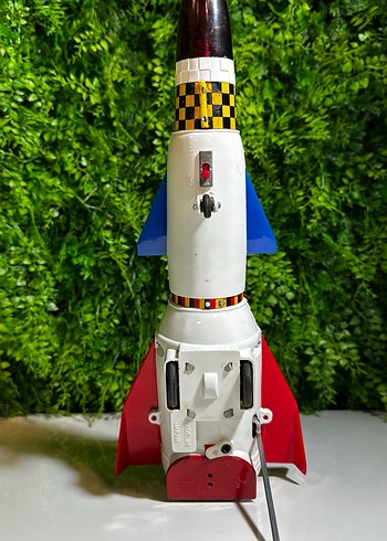 Pilli Antika Eski Teneke Plastik Oyuncak - Görsel 2