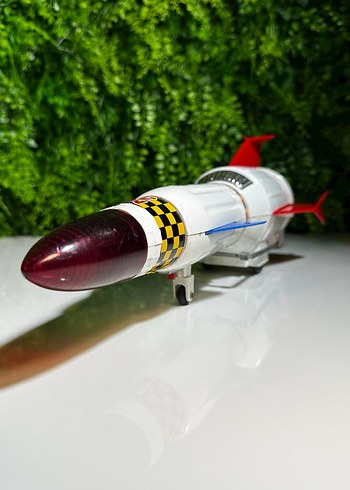 Pilli Antika Eski Teneke Plastik Oyuncak - Görsel 4