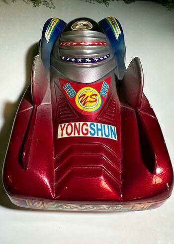 Vintage Plastik Antika Oyuncak Araba - Görsel 7