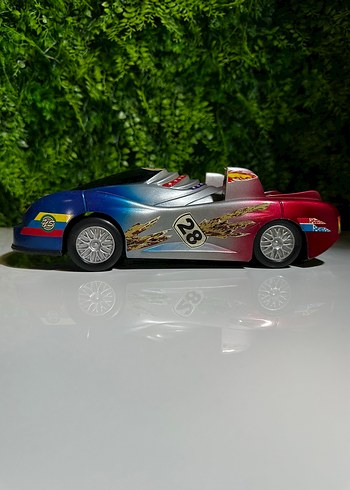 Vintage Plastik Antika Oyuncak Araba - Görsel 3