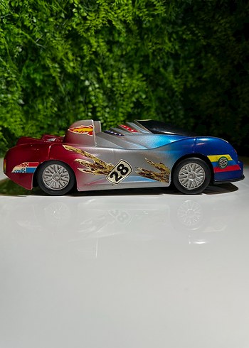 Vintage Plastik Antika Oyuncak Araba - Görsel 2