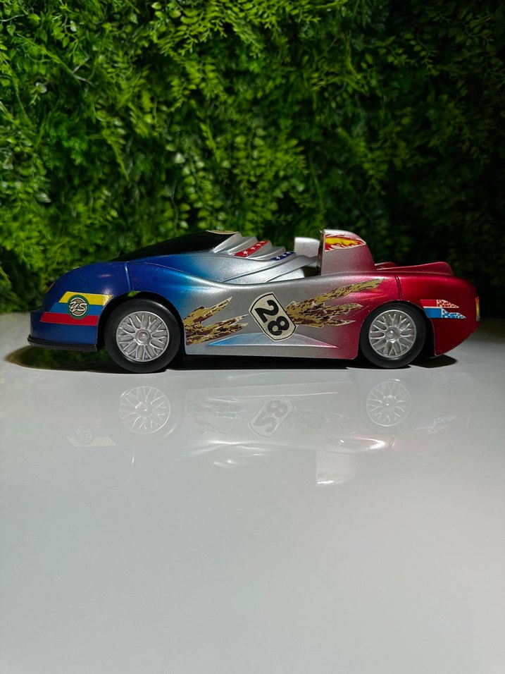 Vintage Plastik Antika Oyuncak Araba - Görsel 3