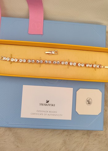swarovski Swarovski Rose Gold Tennis Bileklik