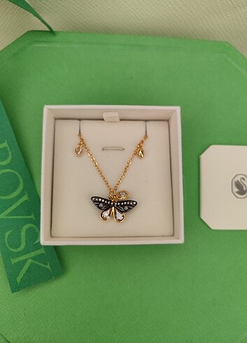 Beden Swarovski Kelebek Kolye