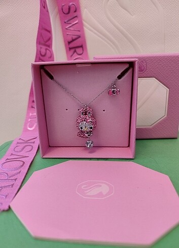 swarovski Swarovski Pembe Tsbbit Kolye