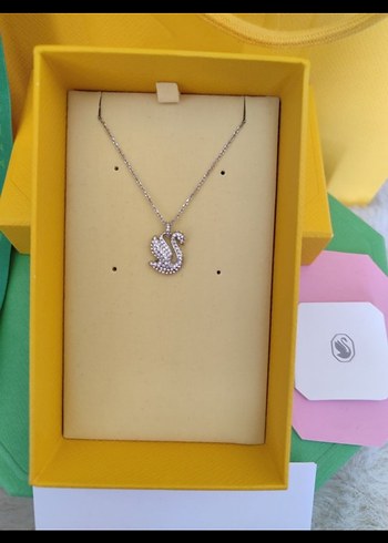swarovski Swarovski Silver Swan Kolye
