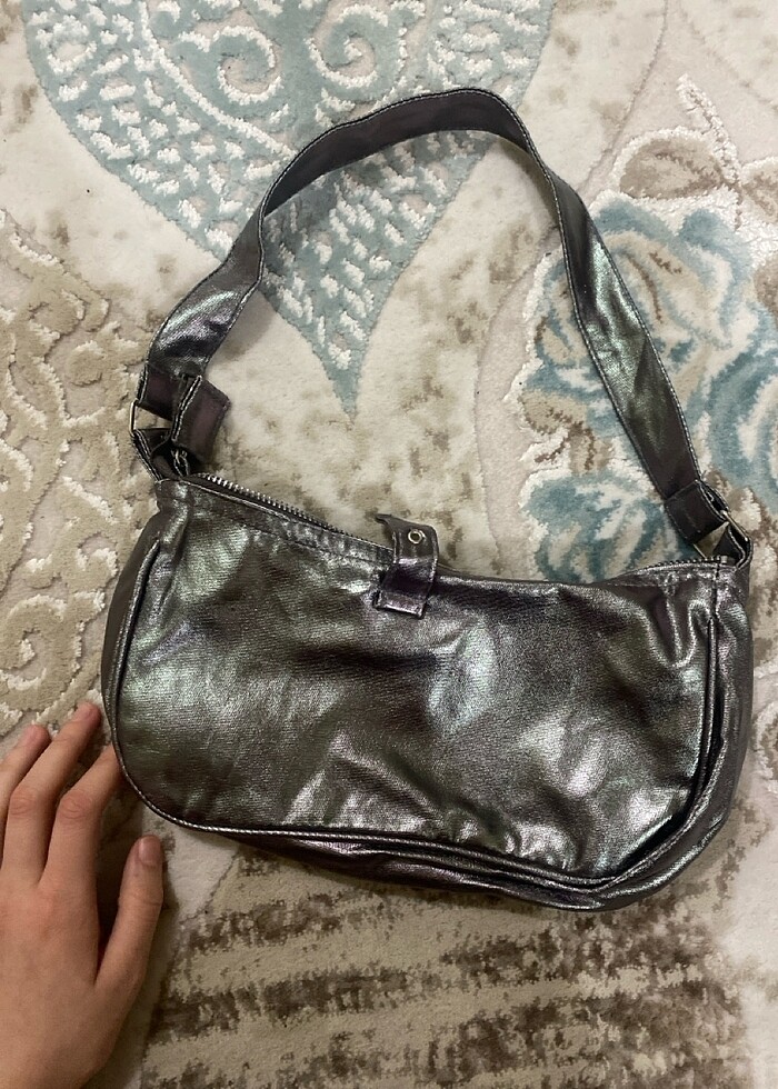 Metalik çanta - Görsel 5
