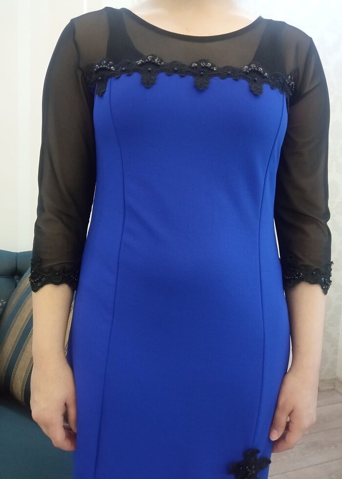 Mavi abiye - Görsel 4