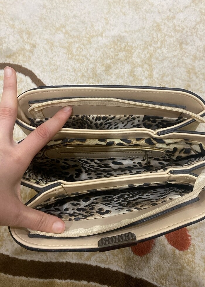 Krem çanta - Görsel 2