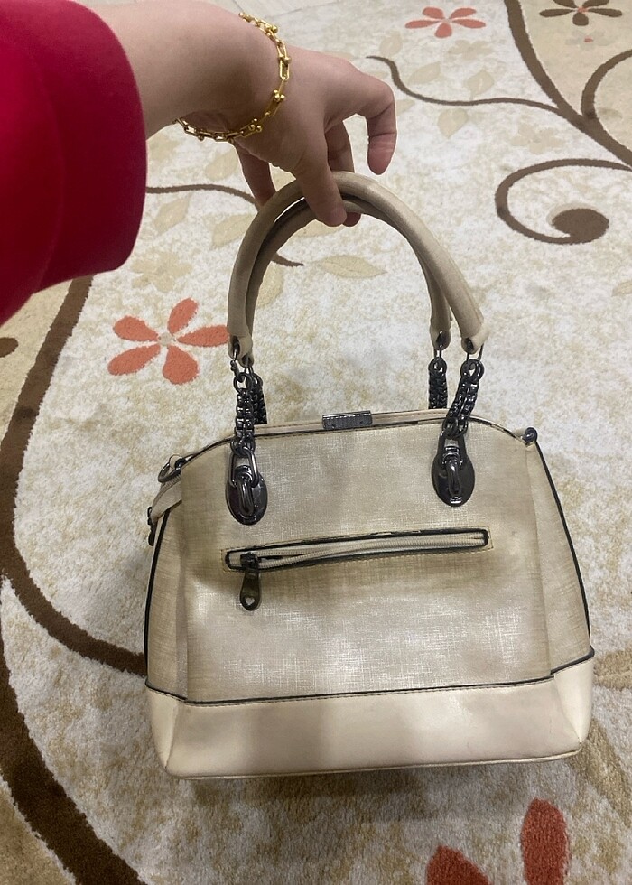 Krem çanta - Görsel 3