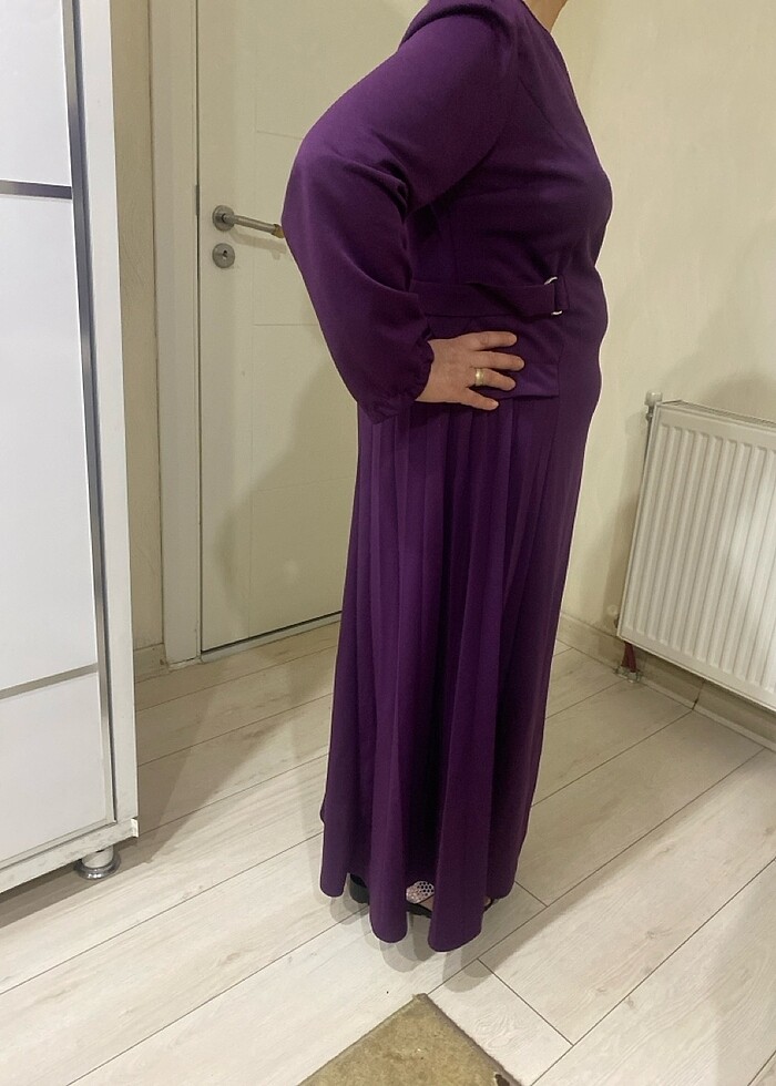 Mor elbise - Görsel 3
