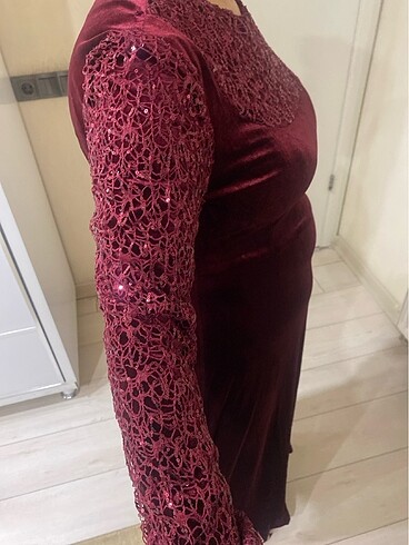 Kadife abiye - Görsel 4