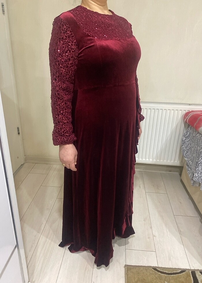 Kadife abiye - Görsel 2