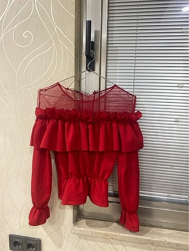 Kırmızı bluz - Görsel 2