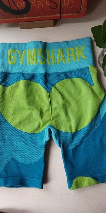 xs Beden çeşitli Renk Gymshark mavi-yeşil biker short