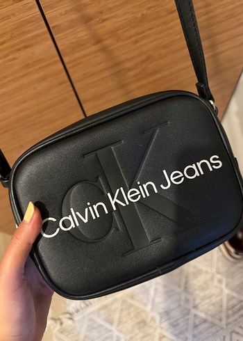 Beden Calvin Klein Siyah Deri Kadın Bel Çantası