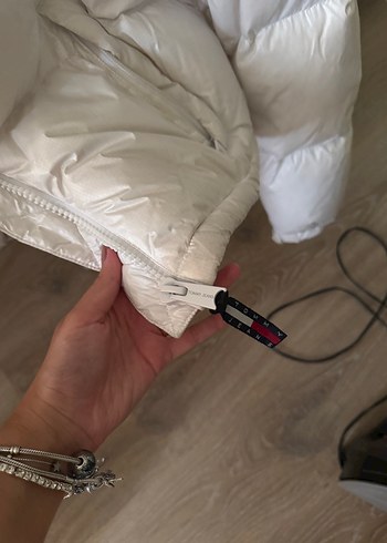 s Beden beyaz Renk Tommy hilfiger Beyaz Kadın mont