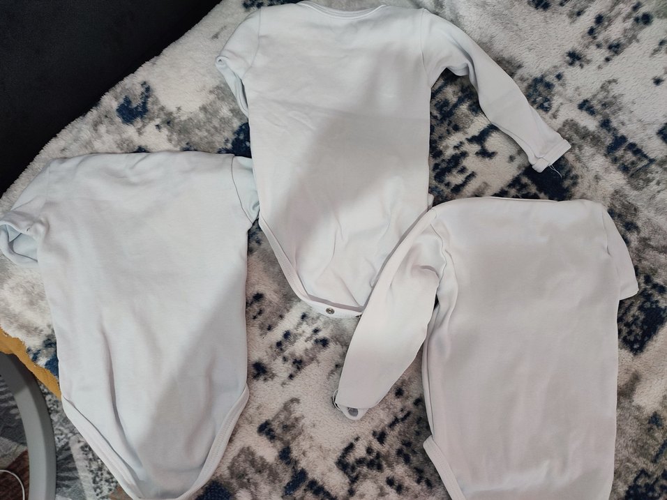 Uzun Kollu Bebek Body 1-3 ay - Görsel 2