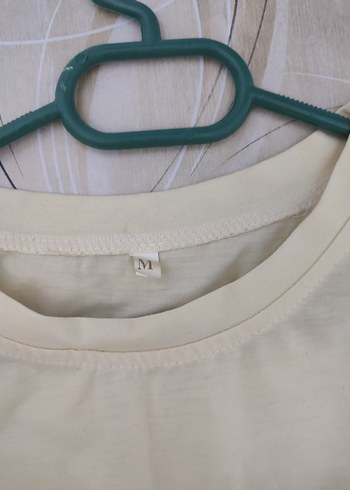 Baskılı Beyaz Kısa Kollu Hamile Tişörtü - Görsel 3