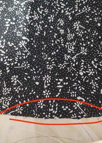 Siyah Bağlama Desenli Mini Etek - Görsel 6