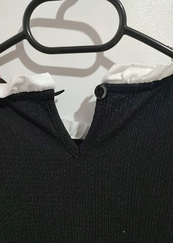 Uzun Siyah Kadın Elbise - Görsel 6