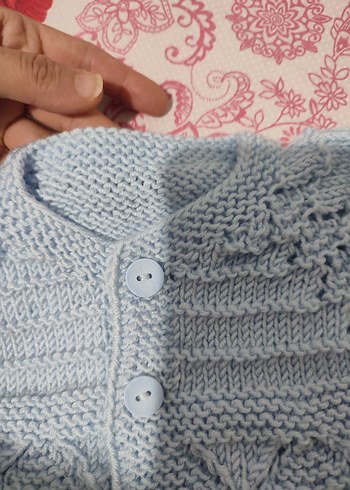 çocuk bebek örgü yelek / kazak / hırka - Görsel 3