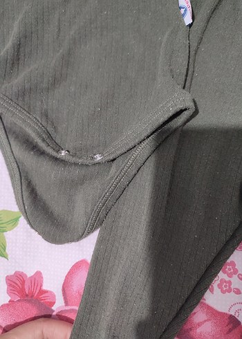 Gri Bebek Kız Uzun Kollu Takım 0-3m - Görsel 2