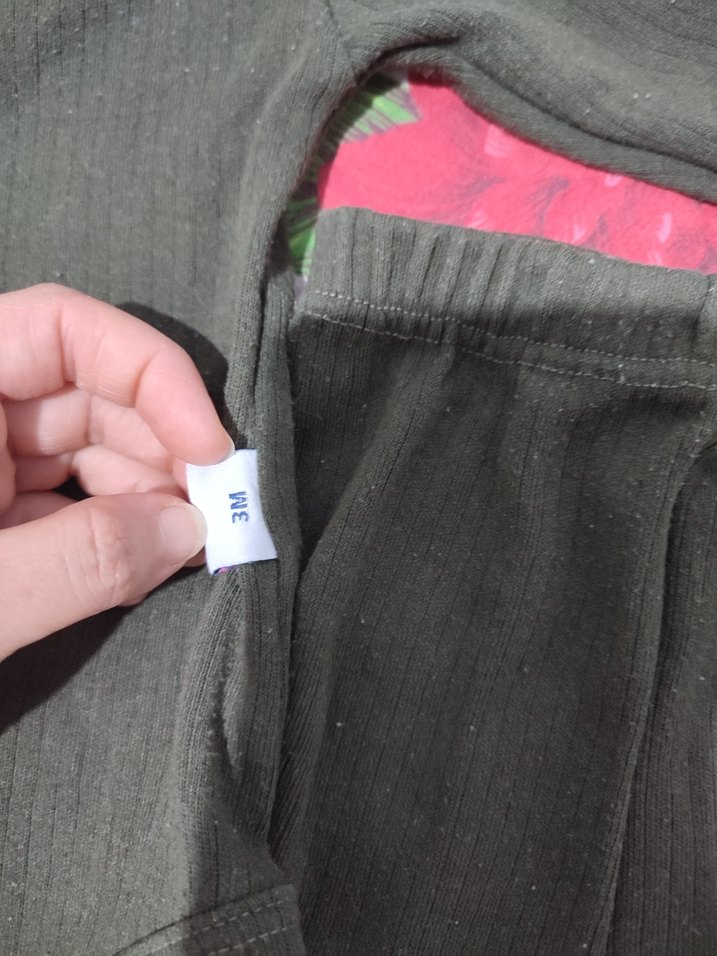 Gri Bebek Kız Uzun Kollu Takım 0-3m - Görsel 3