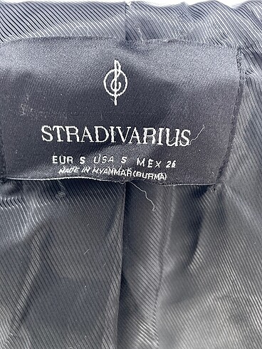 s Beden mor Renk Stradivarius Kaban %70 İndirimli.