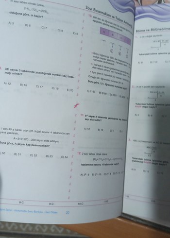 BRY Gelişim Serisi İleri Düzey Matematik Soru Bankası - Görsel 5