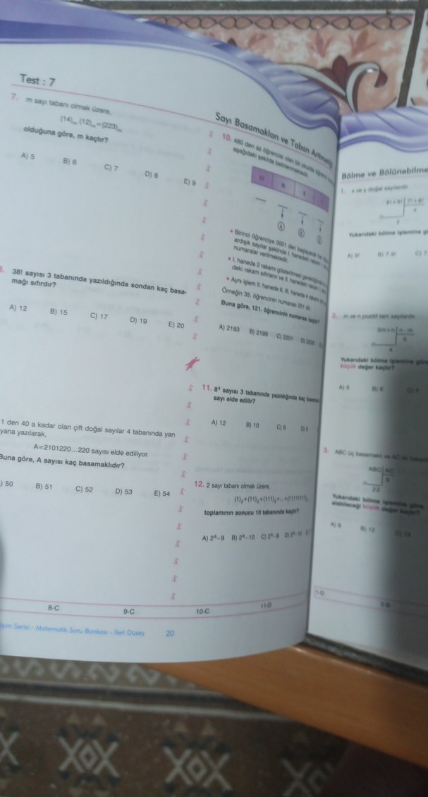 BRY Gelişim Serisi İleri Düzey Matematik Soru Bankası - Görsel 5