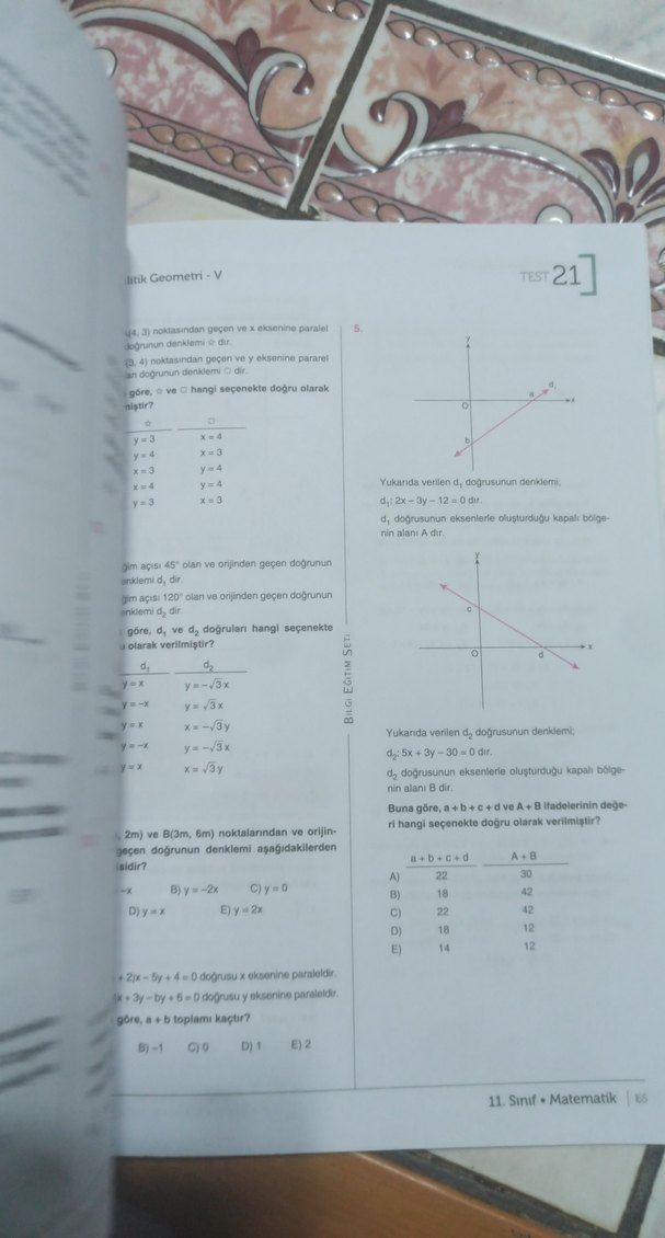 11. Sınıf Tekrar Kitabı - Tüm Dersler - Görsel 2