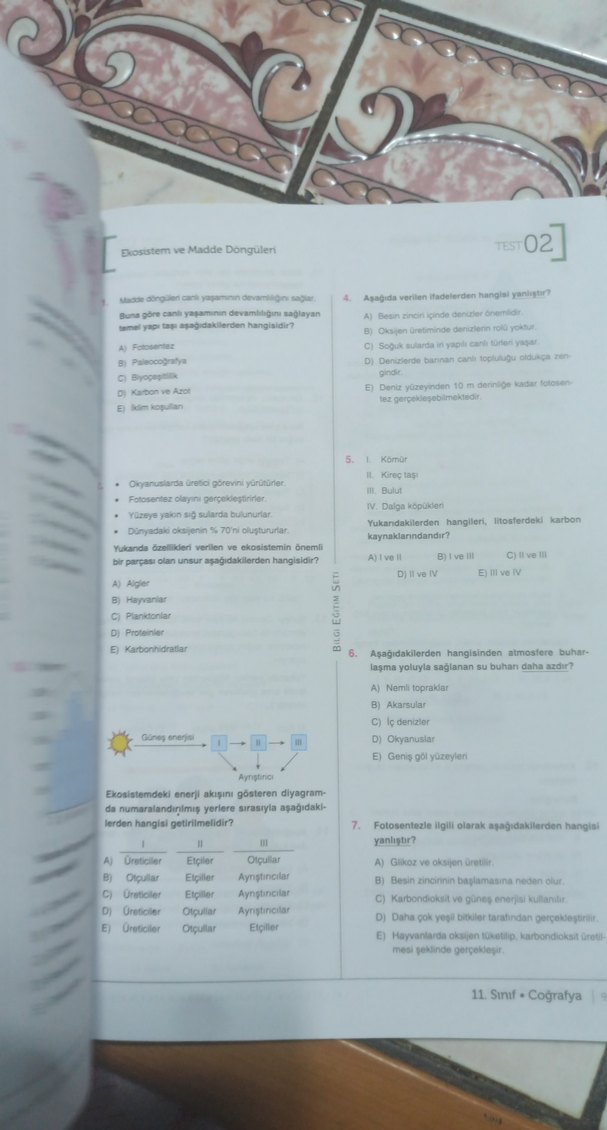 11. Sınıf Tekrar Kitabı - Tüm Dersler - Görsel 4
