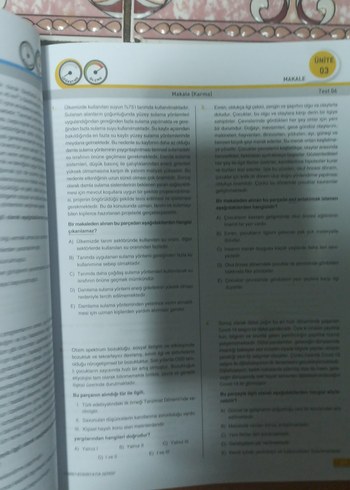 11. Sınıf Türk Dili ve Edebiyatı Soru Bankası - Görsel 2