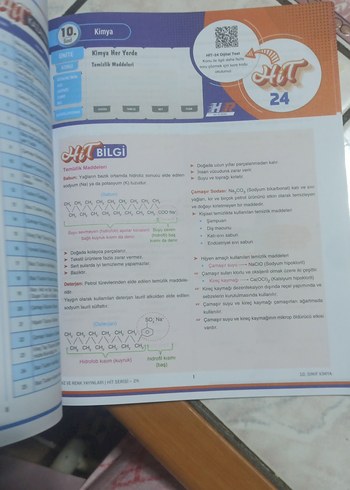 10. Sınıf Kimya Soru Bankası - HİT - Görsel 3