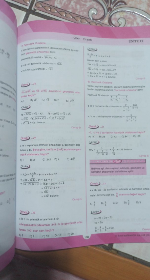 9. Sınıf Matematik Konu Anlatımlı Kitap - Görsel 2