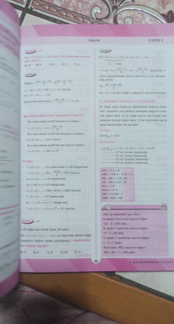 9. Sınıf Matematik Konu Anlatımlı Kitap - Görsel 4