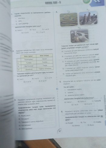 10. Sınıf Coğrafya Soru Bankası - Görsel 4