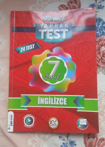 7. Sınıf İngilizce Yaprak Test Kitabı