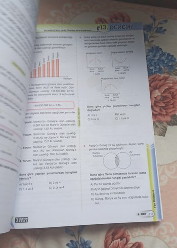 Beden Fen Bilimleri 6. Sınıf Branş Denemeleri Kitabı