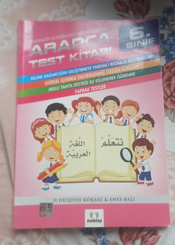 6. Sınıf Arapça Test Kitabı Yaprak Testler