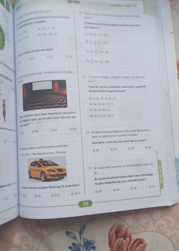 Beden Renk 7. Sınıf Bire Bir Öğreten Matematik Kitabı